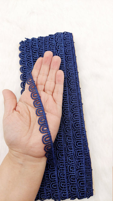 3 Yards Embroidery Cotton Lace Trim, Approx. 15mm Wide, Fringe Trim, Available in 10 colours